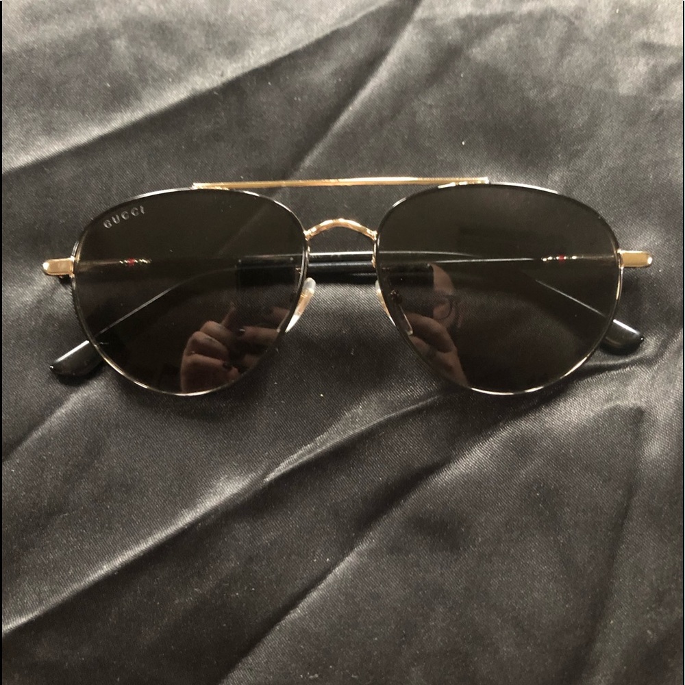 Authentic Gucci aviator sunglasses